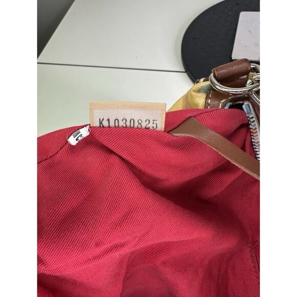 VTG Dooney & Bourke Colorful Alphabet Print Women's Bag (yellowed PVC) - Picture 12 of 13